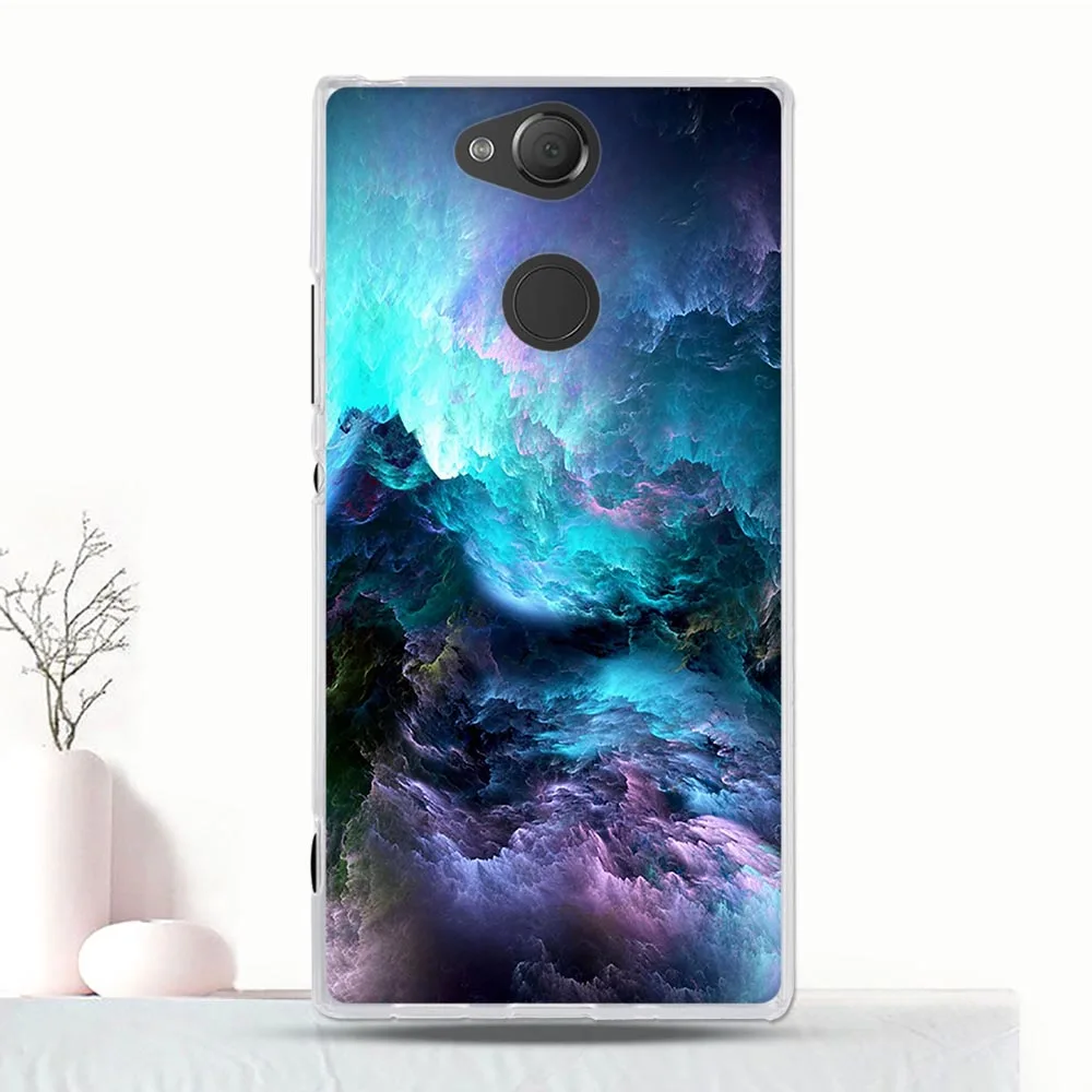 ТПУ силиконовый бампер для sony Xperia XA2 мягкий чехол 3D принт для sony Xperia XA2 двойной чехол для телефона для sony Xperia XA2 Funda чехол - Цвет: 4