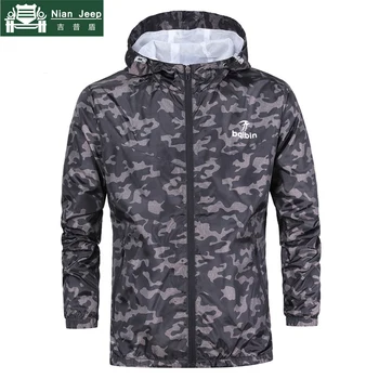 

High Quality Windbreaker Hooded Jacket Men Spring Casual Camouflage Outwear Mens Thin Coats Plus Size S-3XL Waterproof Clothes