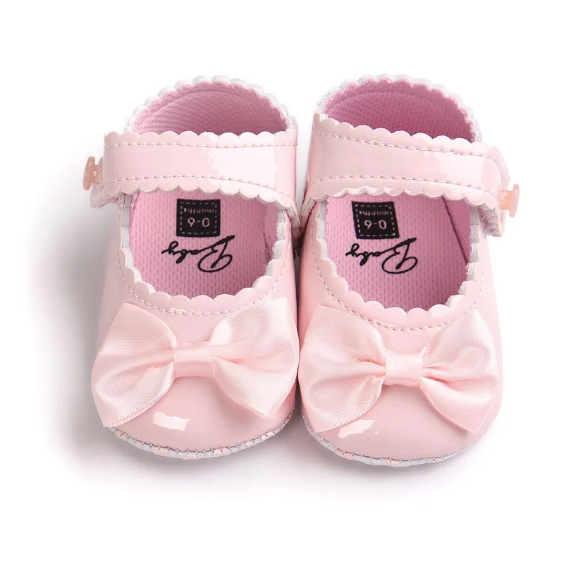 Multicolor bowknot reflective tape to a classic princess baby shoes soft bottom anti-slip toddler shoes/infant child products