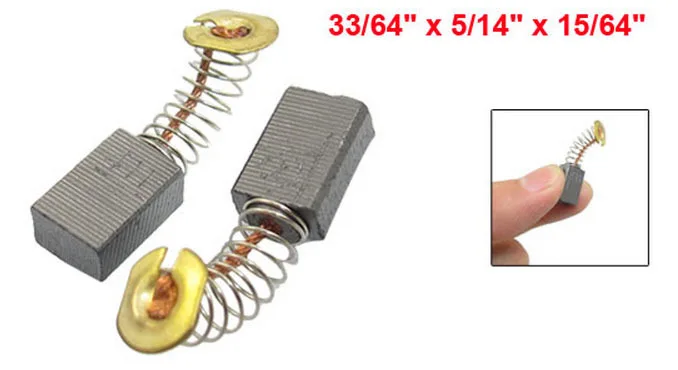 

20 Pcs Spring Type Motor Carbon Brushes 33/64" x 5/14" x 15/64" for Makita 100 9523NB 9523B Angle Grinder