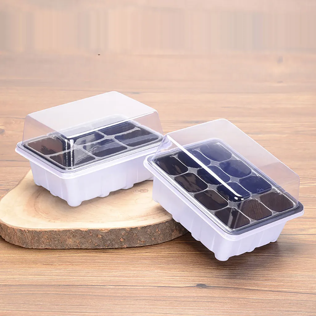 

10Pcs Seed Starter Tray Plant Germination Box Cells for Seed Starting Cloning