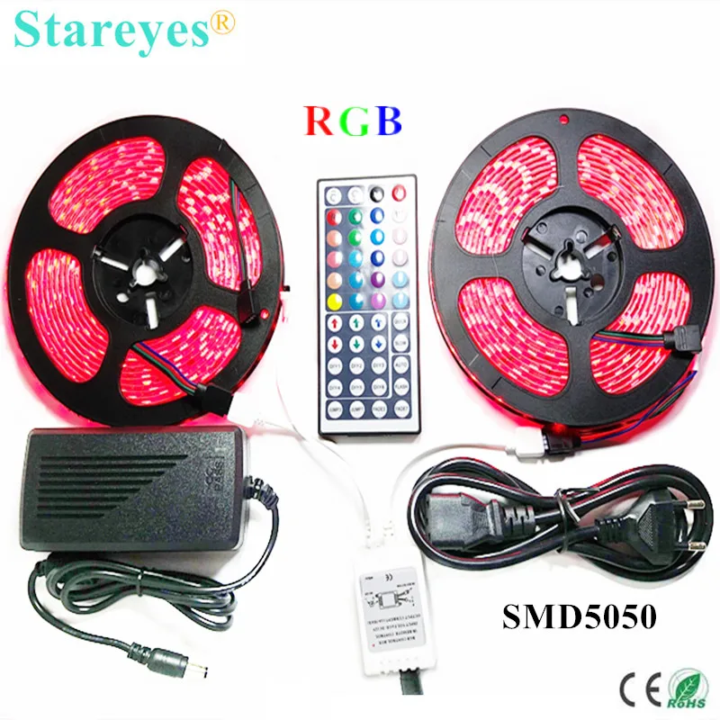 Tiras de Led Água + 44 chave controle Vida Média (hrs) : 50000