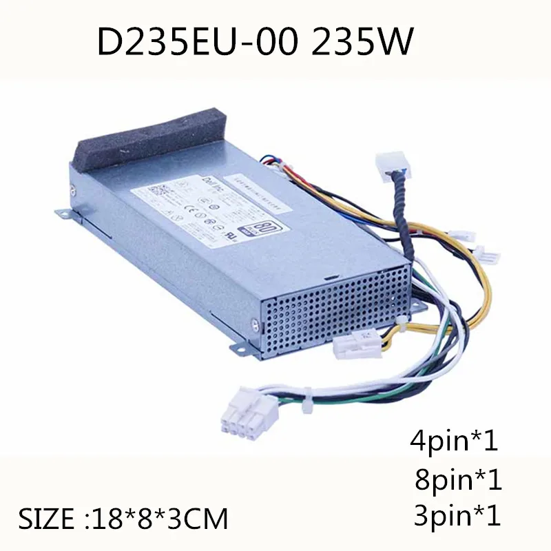 Новый 235 Вт коммутации PSU 0N6G7 D235EU 00 DP/N: DPS 235KB источника питания для Dell XPS 2710 AlO