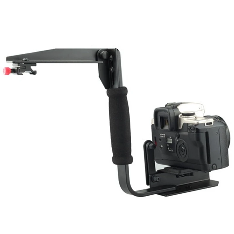 

U Shape A900 Quick Flip Speedlite Flash Bracket Grip For 120/135 Camera Canon Nikon Pentax Olympus Arm Handle Hand Holder