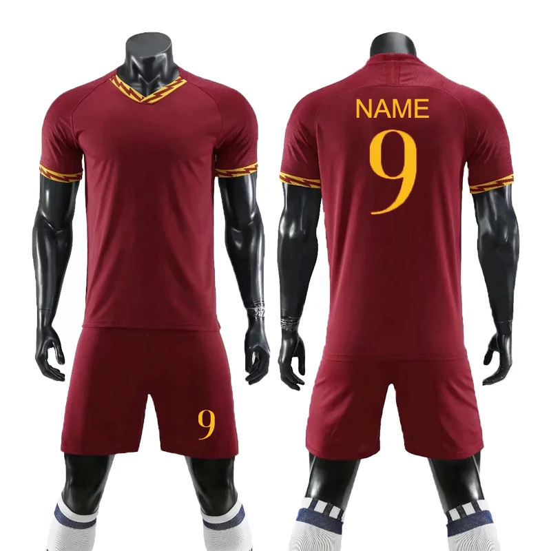 

2019 New Men Kid Custom Football Suits Maillot De Boy Youth Soccer Shirts Football Training Suits Football Jersey Customize name