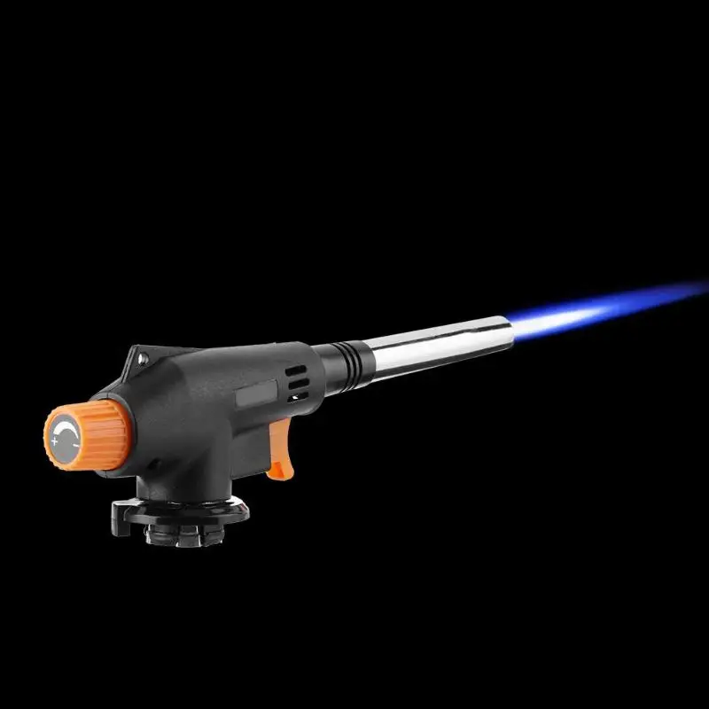 

Metal Flame Gun Welding Gas Torch Lighter Heating Ignition Butane Portable Camping Welding Gas Torch For Outdoor Hiking