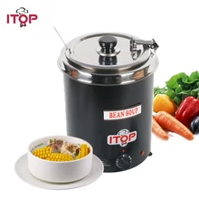 ITOP Kitchen Multifunction Hot Plates Electric 5.7L Soup Pot stainless steel buffet soup kettle food warmer bain marie system ITOP Kitchen Multifunction Hot Plates Electric 5.7L Soup Pot stainless steel buffet soup kettle food warmer bain marie system
