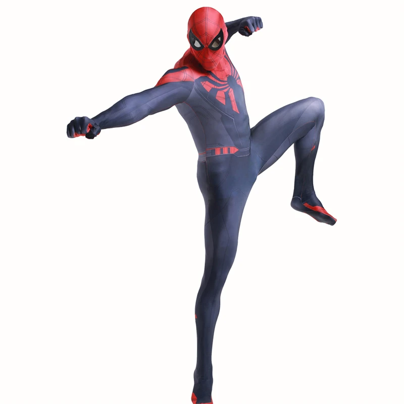 -Паук мужской костюм для косплея превосходное человек-паук боди супергероя костюм комбинезон Хэллоуин Вечерние игры для взрослых Детский