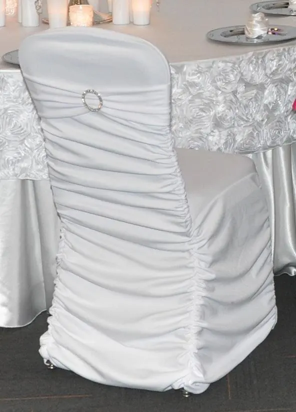 Free shipping/High quality gray spandex chair cover/High quality grey