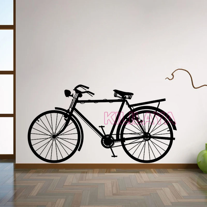 bicycle wall decal vinyl sticker sports removable sticker on bike sticker wallpapers