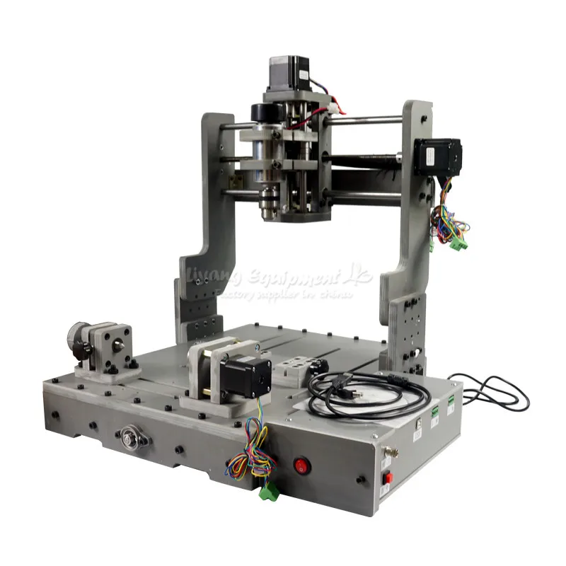 DIY Mini CNC 3040 3 axis 4 axis USB port 300W wood milling router machine cnc 6040z s800 router mini milling machine for metal wood polywood with usb parallel port adapter