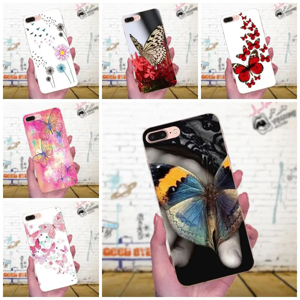 Красивый мягкий чехол-бабочка из ТПУ для Huawei Mate 7 8 9 10 20 P8 P9 P10 P20 P30 Lite Plus Pro 2017 |