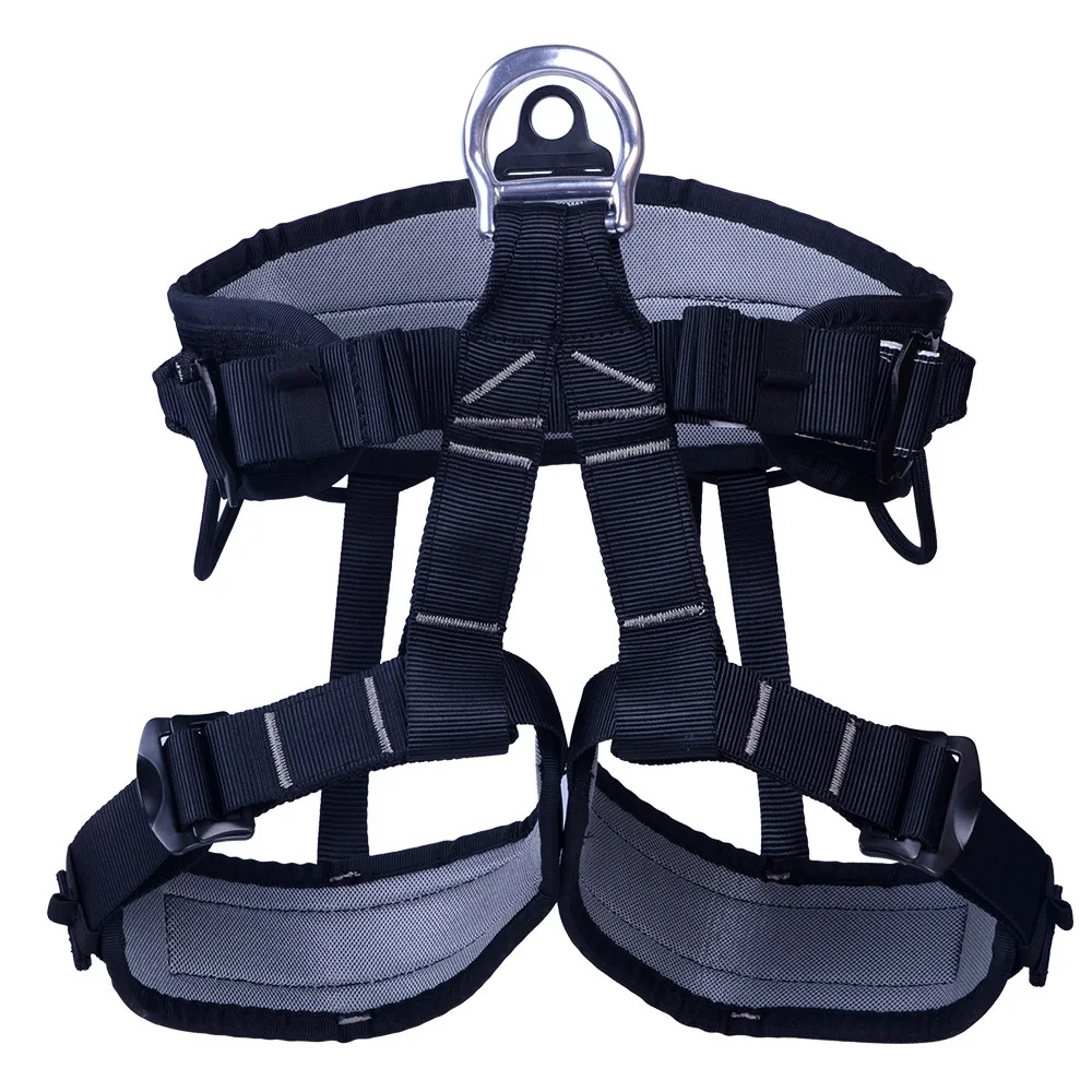 

Free shipping,Professional Harness Rock Climbing Belt Half-body Safety Belts for Mountaineering Rock Caving Rescue protect Waist