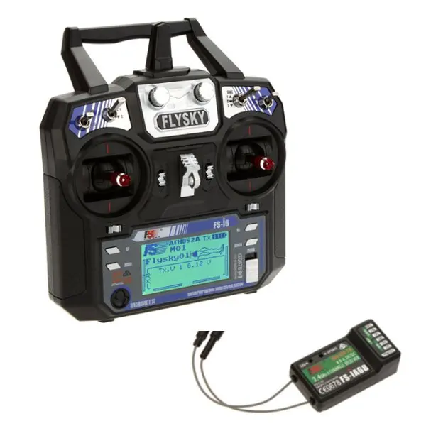 Koop Flysky FS i6 FS I6 2.4g 6CH AFHDS RC Zender Controller Met FS iA6 FS iA6B Ontvanger Voor RC Helicopter Vliegtuig Quadcopter