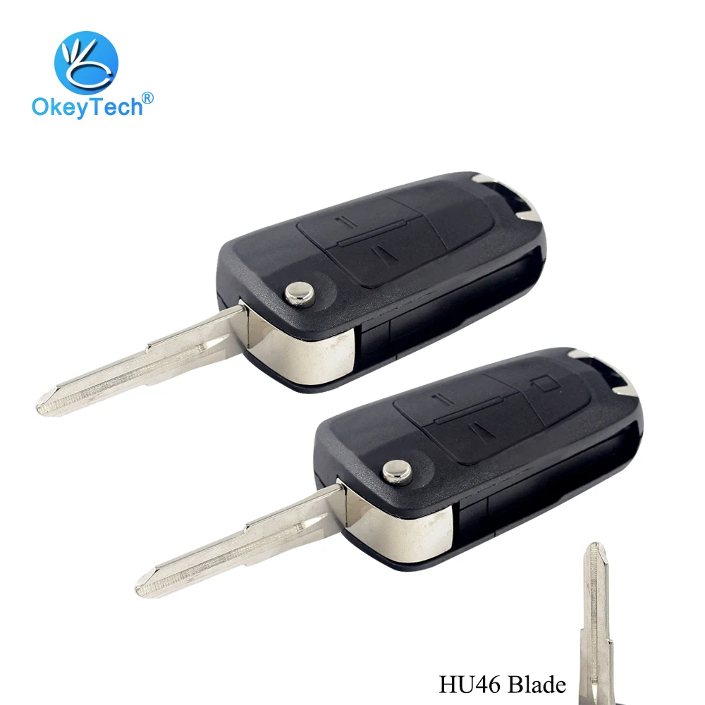 Чехол OkeyTech для Opel Fob 2/3 кнопки откидной складной дистанционный переключатель