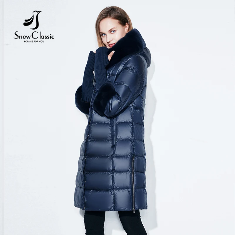 Snowclassic Winter Women Coat Jacket Padded Hooded Coats