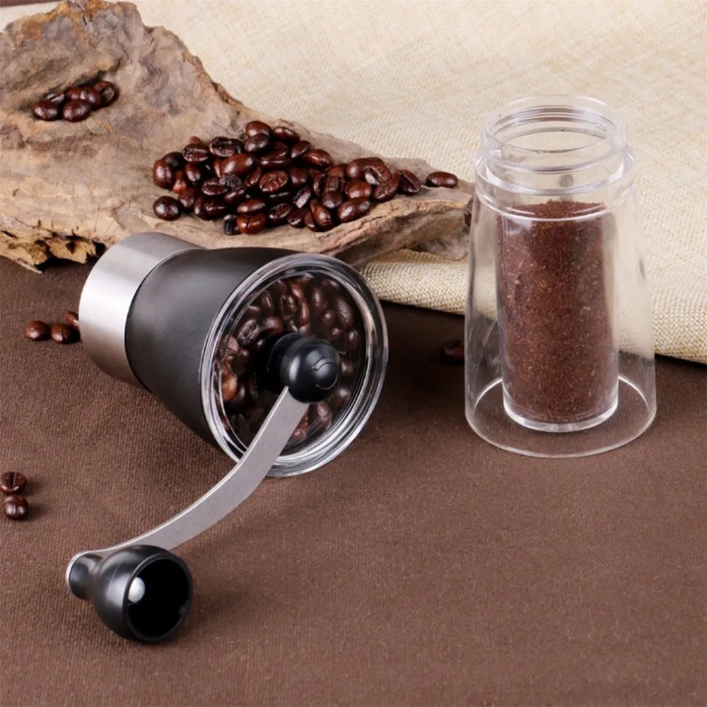 Ручная кофемолка пластиковая кофемашина ручная кофемолка керамическая шлифовальная машина моющаяся мельница