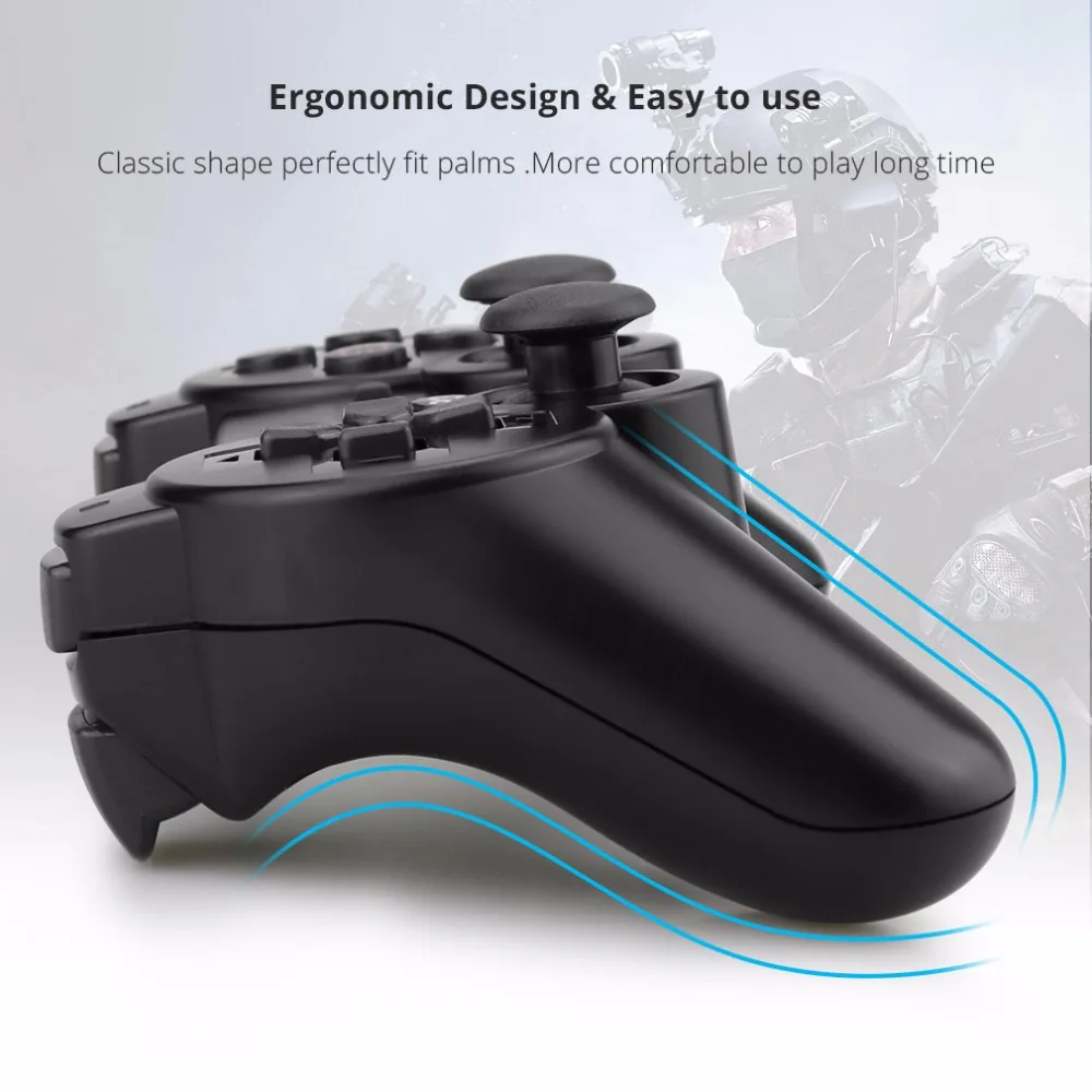 Bluetooth беспроводной геймпад Pubg контроллер для PS3 беспроводной джойстик консоль для sony Playstation 3 игровой коврик аксессуары