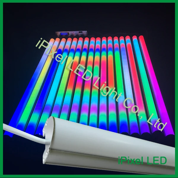 

led digital tube LED DMX512 full color tube pixel LED tube for projects cases use outdoor building usage