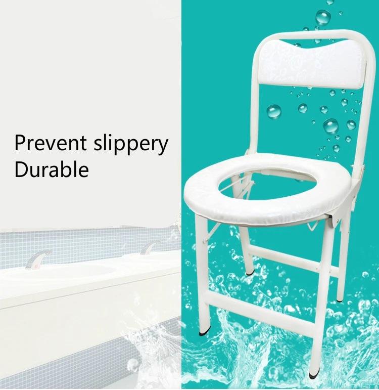 Commode Chair with Bedpan and Backrest Only Scientific