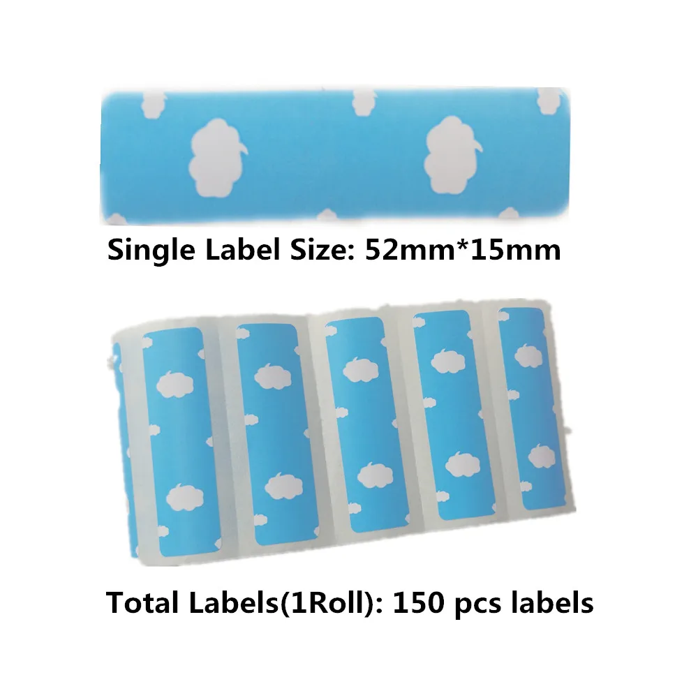 labels size 57mm