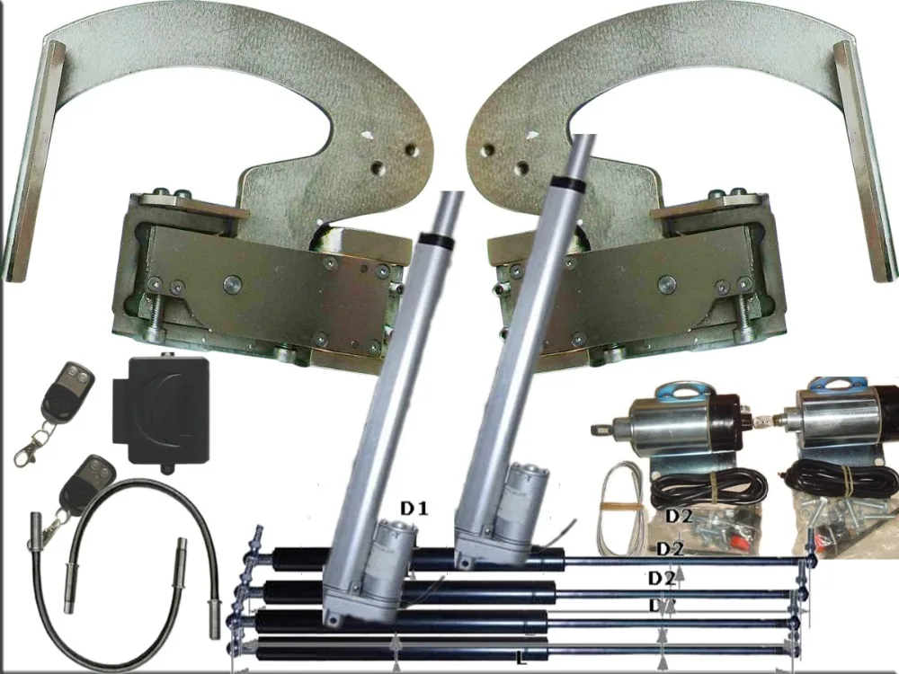 Us 555 0 Vertical Door Kit Auto Lambo Doors For Universal To Any Cars Remote Control Lambo Doors Automatic Auto Door Hinge In Control Arms Parts