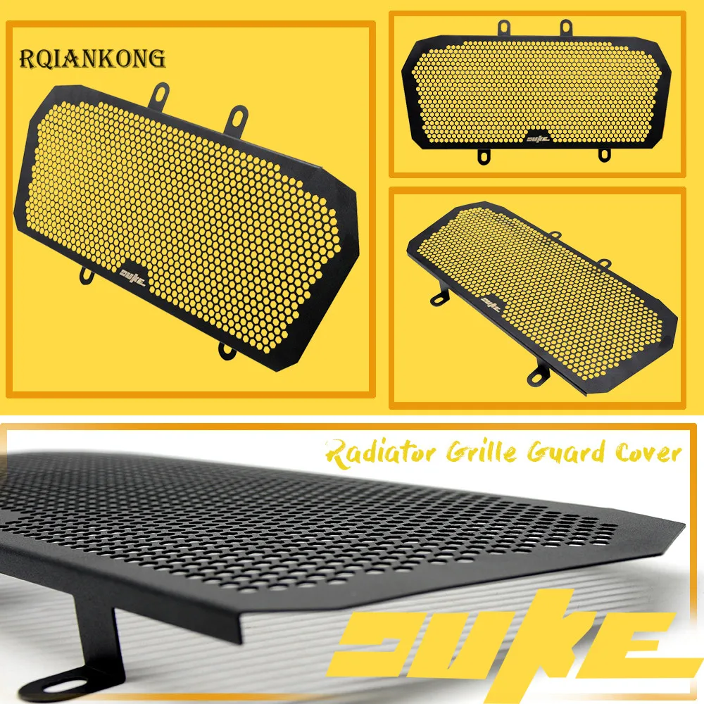 Motorcycle Stainless Steel Radiator Guard Protector Grille Grill Cover Orange For KTM DUKE 390 DUKE390 2013 2014 2015 2016