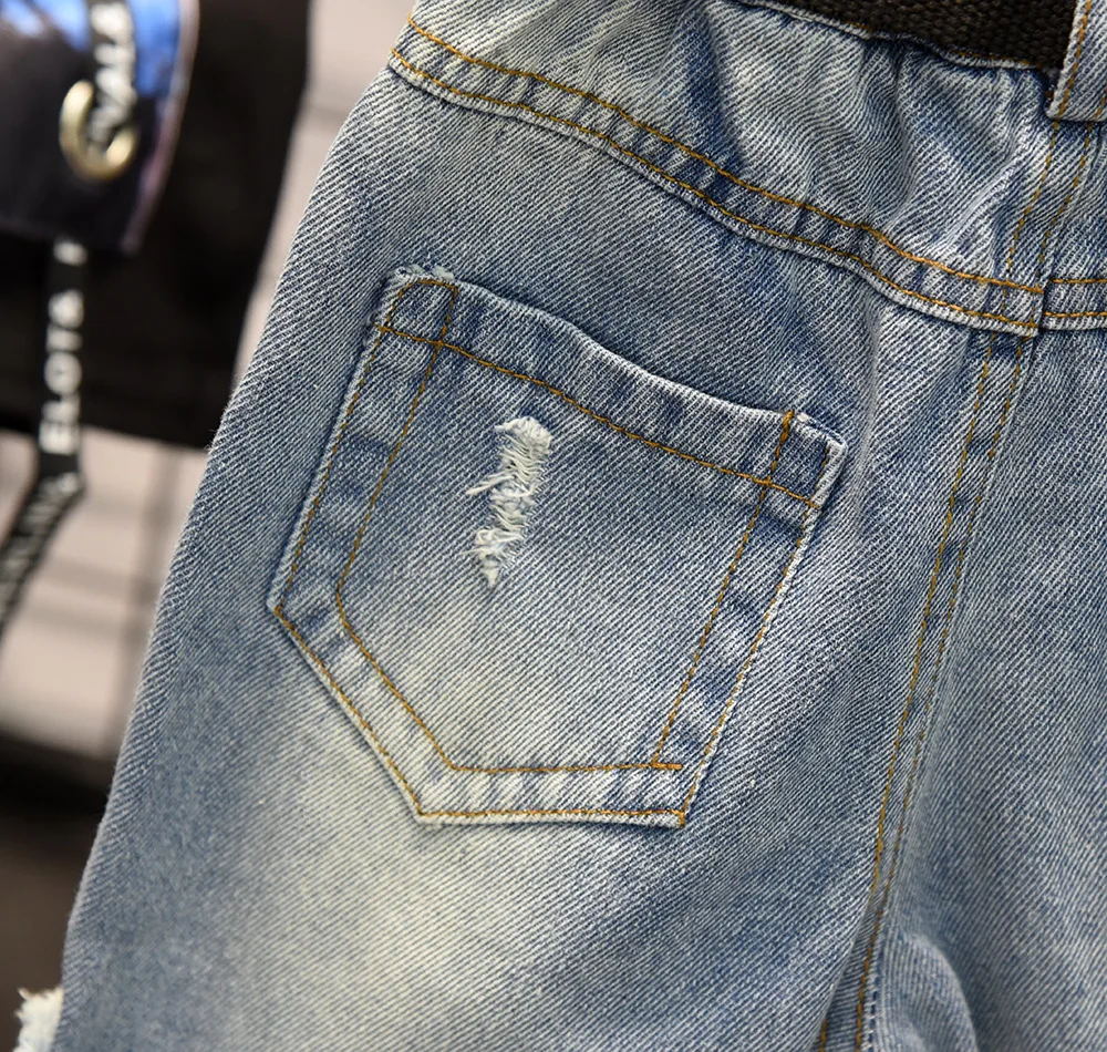 Летняя модная детская одежда детские джинсовые шорты для мальчиков, Штаны спортивные камуфляжные брюки-карго на 2-6 лет