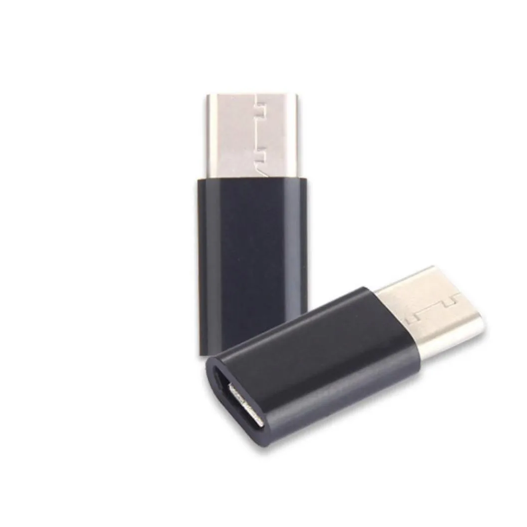 10 упаковок USB-C Type-C к Micro USB адаптер для зарядки данных Samsung Galaxy S9 высокоскоростные