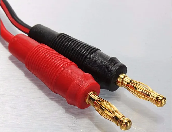 RC соединительные кабели T штекер типа «банан» 4 мм разъем для зарядного устройства IMAX B6 B6AC B8 зарядные устройства
