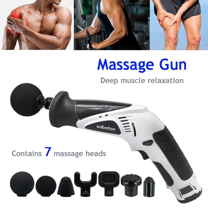 

All In On Muscle Massage Gun Body Massager Therapy instrument Exercising Muscle Pain Relief Deep Body Muscle Relax Massagea