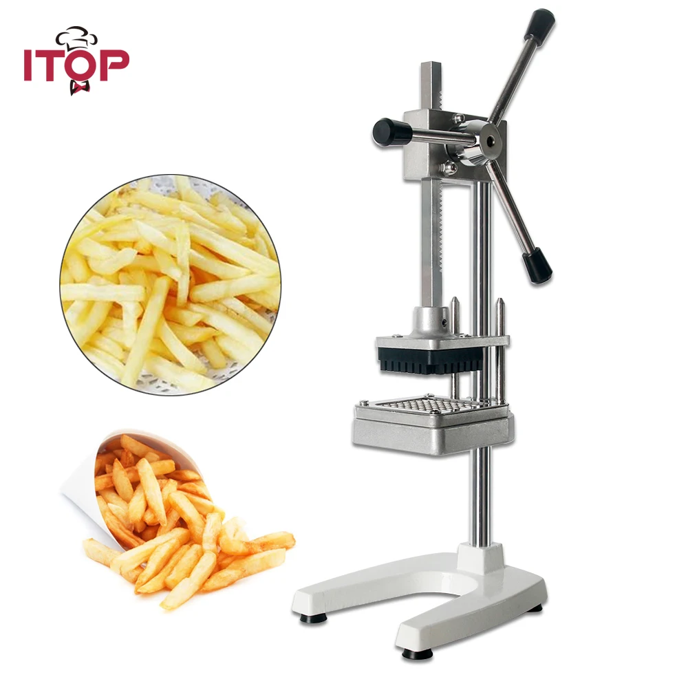 ITOP French Fries Cutter Long Potato Chip Cut Cutter Vegetable Fruit