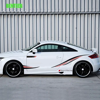 

1set quattro car side sticker for Audi A1 A3 A4 A4L A6 A6L A7 A8 Q3 Q5 Q7 TT S sline B6 B7 B8