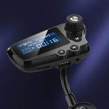 Автомобильный MP3-плеер T91 с портом быстрой зарядки QC3.0, цветной экран 1,74 дюймов, TF карта, музыкальный Bluetooth телефон, мультимедийный fm-передатчик