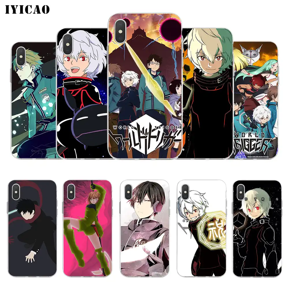 Iyicao World Trigger Cartoon Soft Silicone Phone Case For Iphone X
