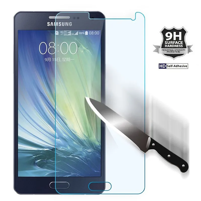 

9H 0.22mm Premium Tempered Glass For Samsung Galaxy J3 J5 J7 A3 A5 A7 2015 2016 2017 J510 J710 Screen Protector Protective Film