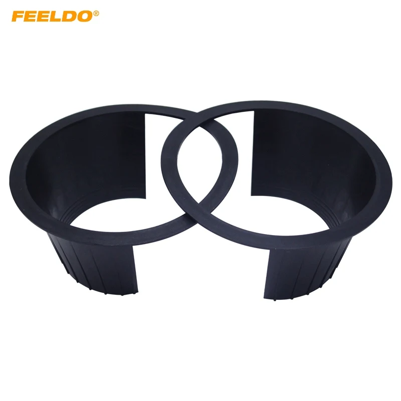 

FEELDO 1Pair Car Auido Horn Speaker Waterproof Cover Plastic Spacer with Protective Cushion Horn Retaining Door Pad #HQ5517
