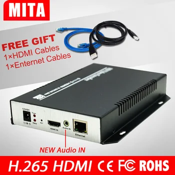 

HD H.265/HEVC HDMI Encoder for IP stream with HTTP RTSP RTMP HLS for Youtube, Facebook, WOOZA