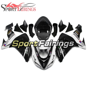 

Fairings For Kawasaki ZX10R ZX-10R 06 07 2006 2007 Injection ABS Plastic Covers Motorcycle Fairing Kit Cowling ELF Black Spoiler