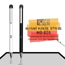 OVERDRIVE Rechargeable Active Capacitive Stylus pen Metal Screen Touch Pen for iPhone Pad iPad Surface Pro Samsung Tablet PC 