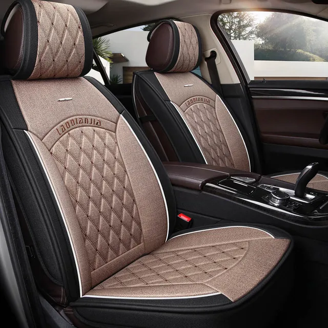 car seat cover seats covers Linen fabric for Lexus LS400 LS430 LS460