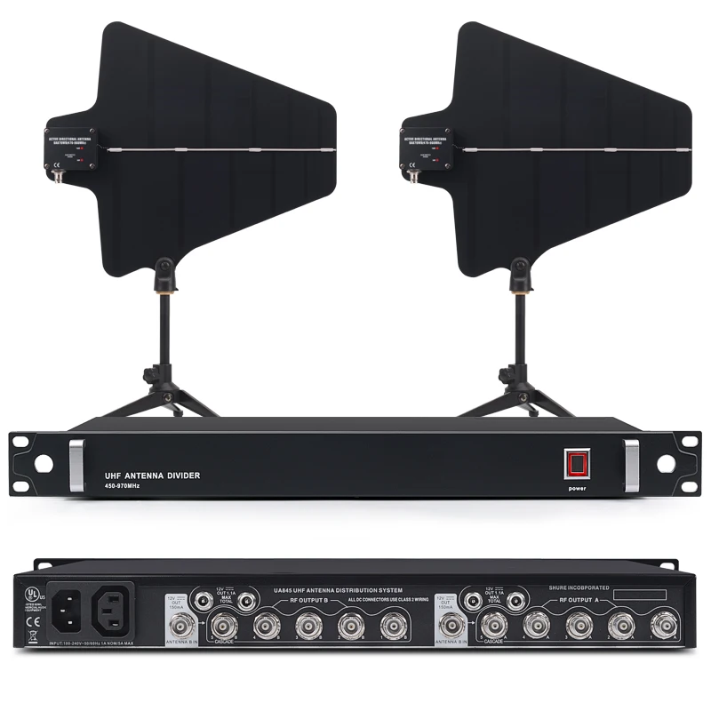 Best UA845 Active Antenna Splitter Collector 470 952MHz UHF Wireless