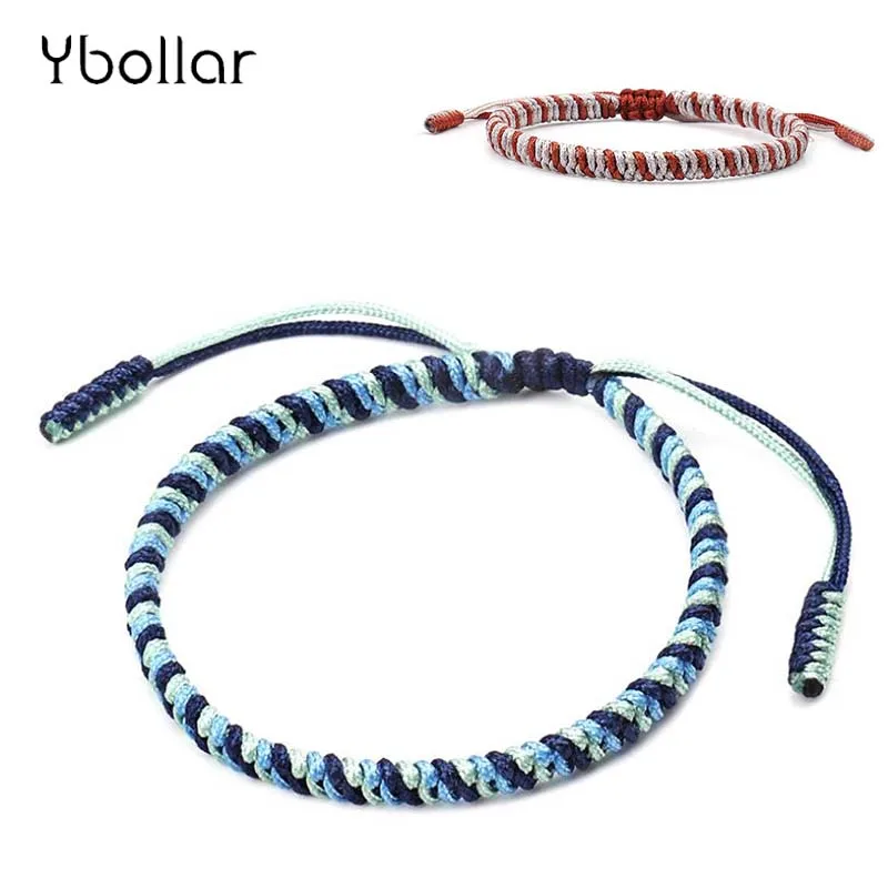 

1pc Lucky Rope Bracelet Tibetan Buddhist Handmade Braided Knots Bracelet For Men Women Jewelry Gift