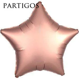 10 unids/lote 18 pulgadas Rosa oro estrella corazón lámina Globos boda cumpleaños fiesta decoración aire helio Globos inflables despedida de soltera regalo