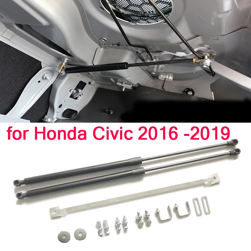 

The trunk hydraulic rod tail box pops up the spring support rod with one button For Honda Civic 2016-2019 10th Gen Sedan