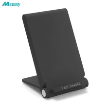 Беспроводное зарядное устройство для быстрой зарядки QI быстрое зарядное устройство пластина 10 вт универсальное телефонное зарядное устройство подставка Док-станция для IPhone samsung huawei