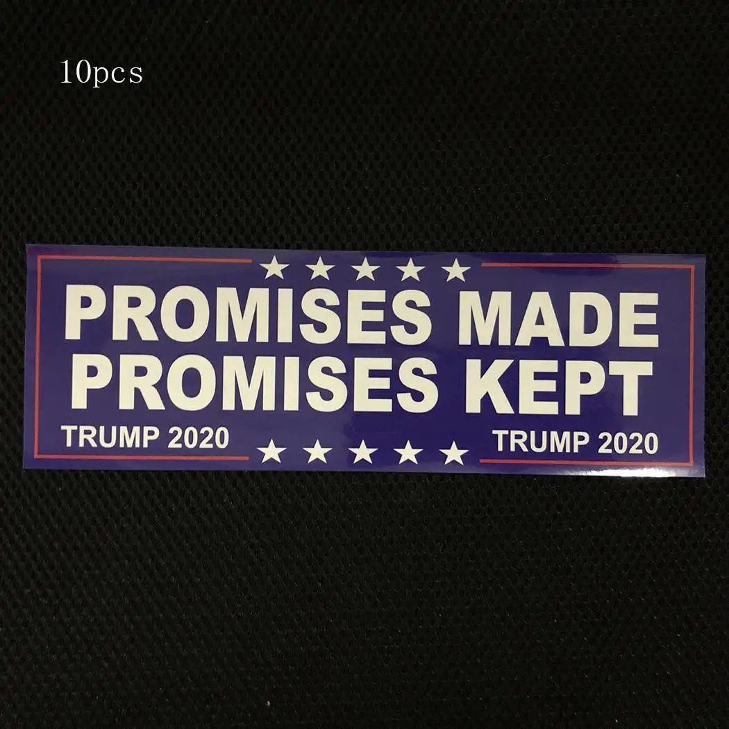 10 шт. Дональд Трамп для президента Make America Great Again наклейка на бампер забавная