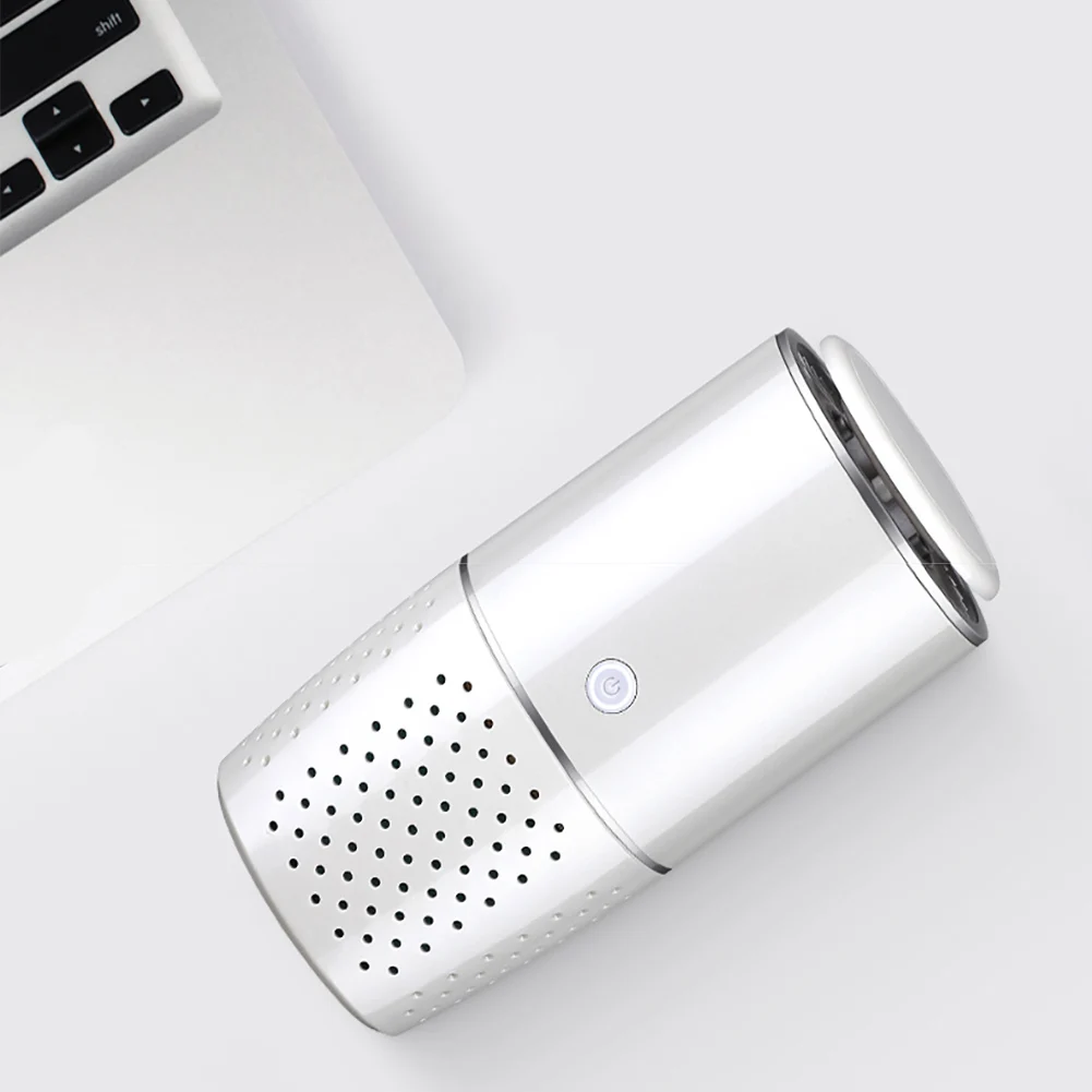 

Negative Ion Smart Car Mini Multifunctional Rechargeable Interior Portable Office ABS Low Noise Air Purifier Air Cleaner Fresh