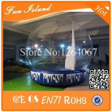 Диаметр 3 м 0,5 мм ПВХ надувной снежок, надувной рекламный шар, надувной снежный шар