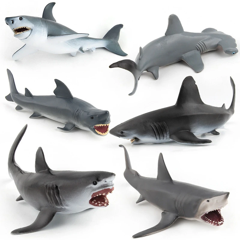 6 タイプハンマーサメクジラ海ライフ動物モデル置物おもちゃプラスチックシミュレーションシャチ海洋生物ギフト Aliexpress
